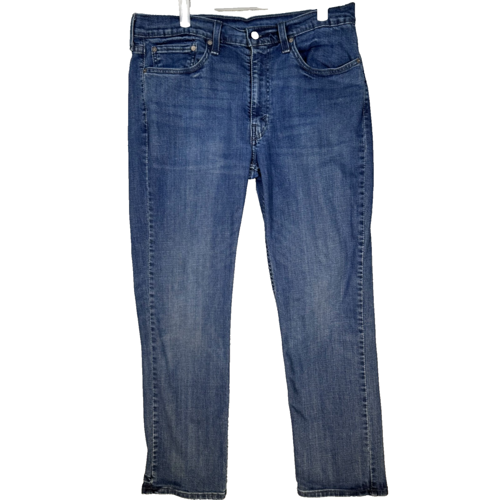 Levi’s 514 Men’s Jeans 36x32 Blue Stretch Denim Straight Leg Zip Fly